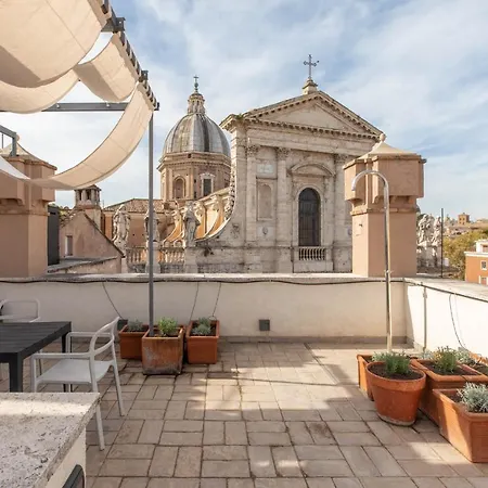 Iflat Navona's Penthouse With Stunning View Apartment